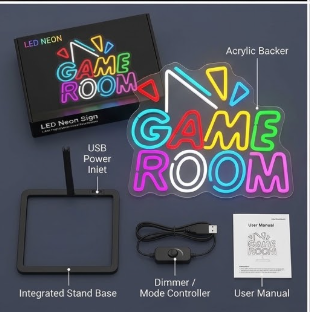 LED Neon and light stand - Image 4